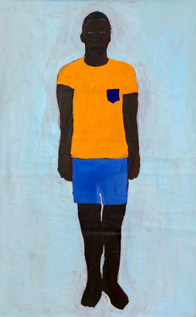 DIDIER VIODÉ, Hommes debout 12, 160x100cm, acrylic on canvas, 2021