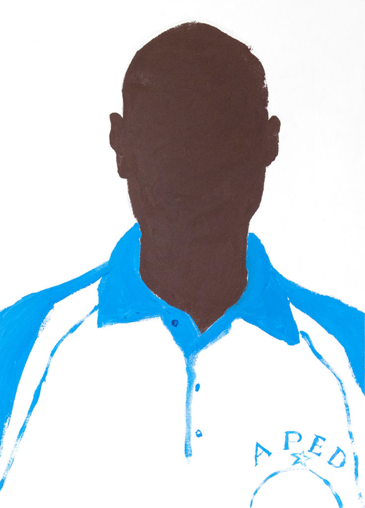 DIDIER VIODÉ, Portrait d’un père, 70x50cm, acrylic on canvas, 2021