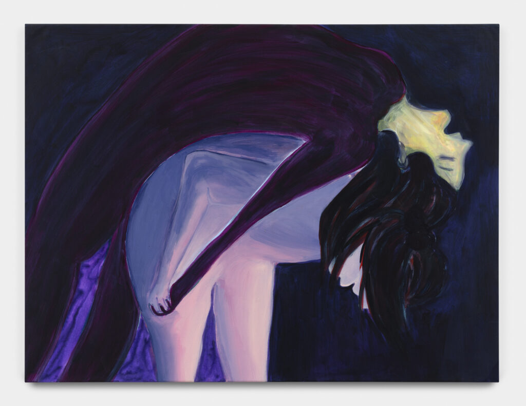 SHAGHA ARIANNIA, torso to torso, 91x121cm, 48x36in, acrylic on canvas, 2023