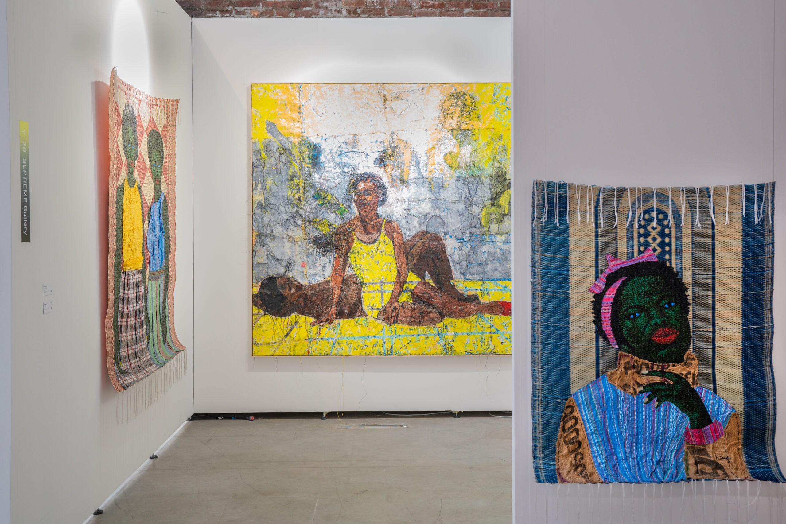 1-54 Contemporary African Art Fair New York, Kaloki Nyamai, Kwaku Yaro, Aplerh-Doku Borlabi, 2023, @caseykelbaugh